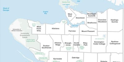 વાનકુવર રિયલ એસ્ટેટ નકશો