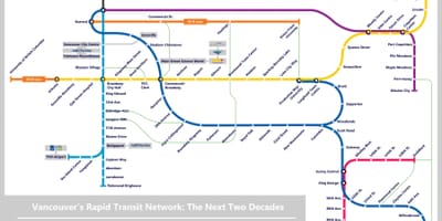 નકશો વાનકુવર lrt 