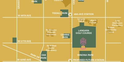 નકશો langara